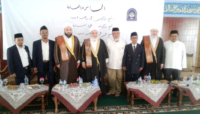 Masyayikh Negeri Syam Sambangi IMBS Miftahul Ulum