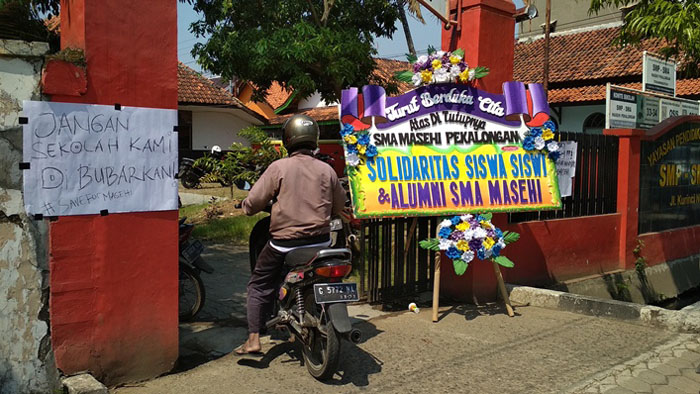 SMP SMA Masehi Di Bubarkan