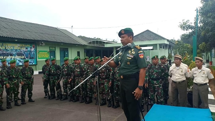 Dandim Pekalongan Ingatkan Prajuritnya tentang Netralitas TNI