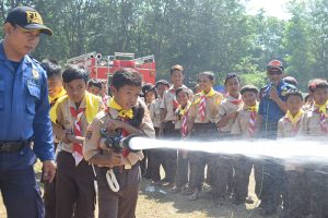 Pelajar Diajak Waspadai Bahaya Kebakaran